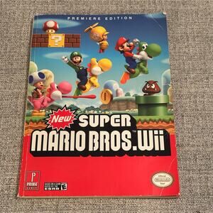 New Super Mario Bros Wii Prima Official Game Guide Premiere Edition Nintendo